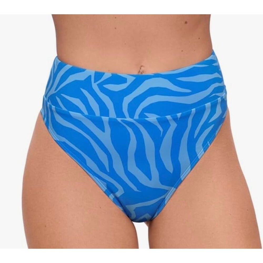 Sports Illustrated Wide Band High Leg High Waist Bikini Bottom Size M New